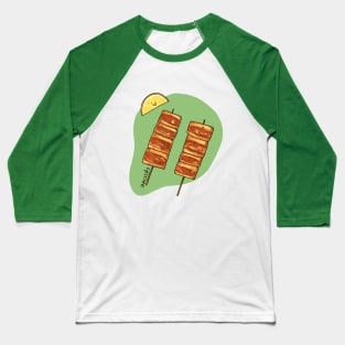 Butabara Pork Belly (Pork Belly Skewer) Baseball T-Shirt